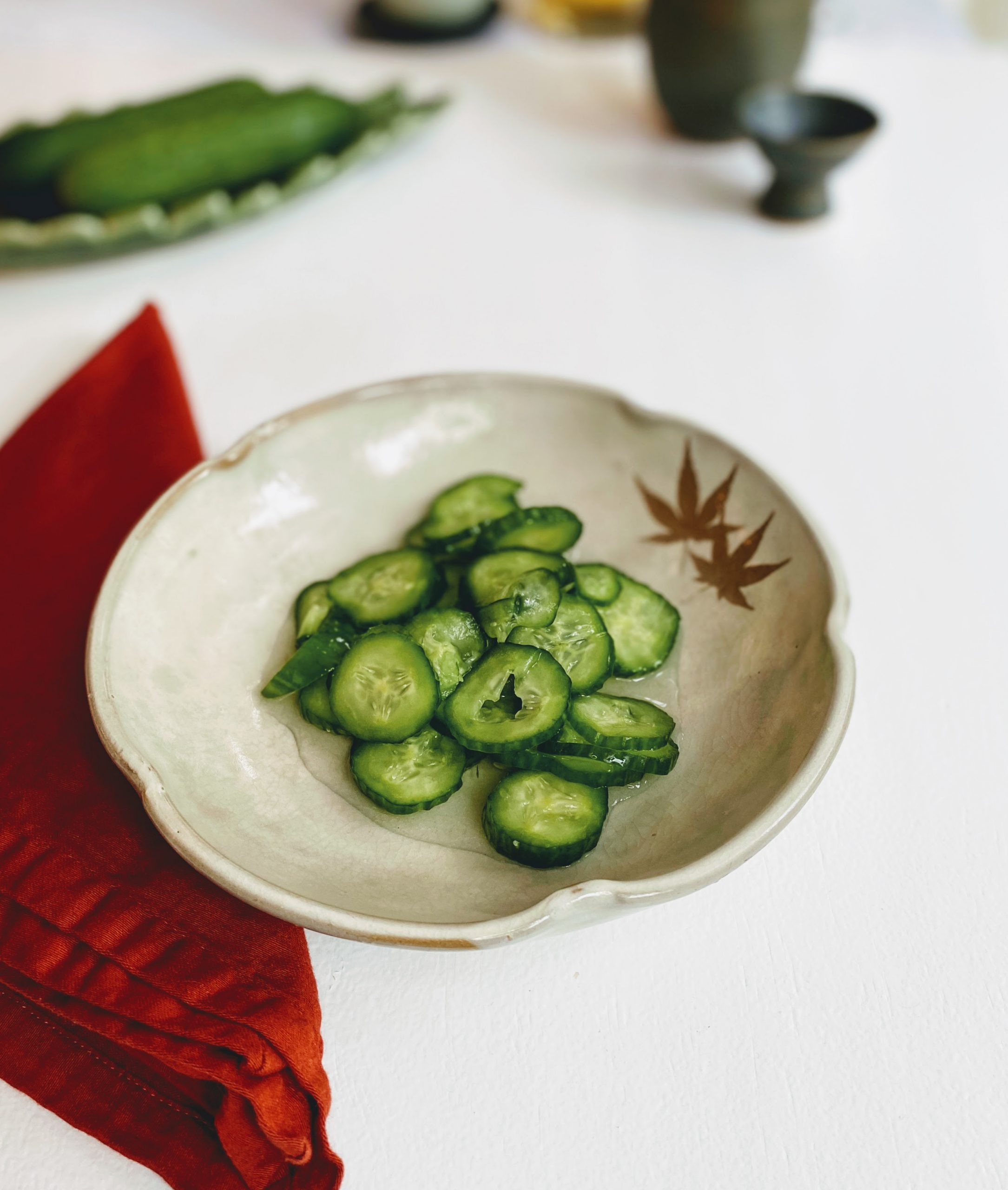 Quick Japanese Pickled Cucumbers Soybasil