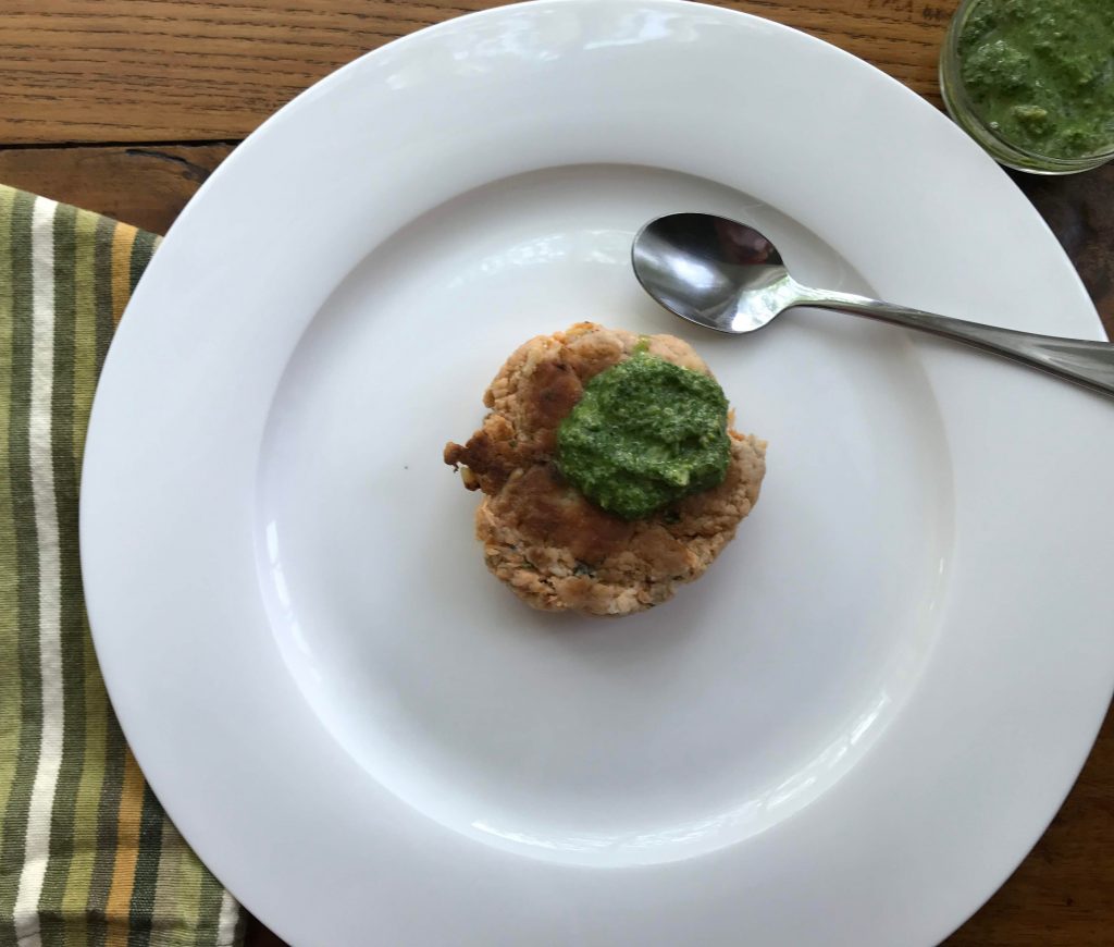 Spinach Pesto and Salmon Patties | SoyBasil