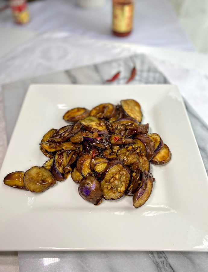 Stir Fried Chinese Eggplant with Garlic Sauce